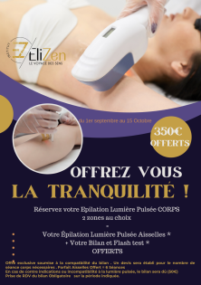 Epilation à la Lumière Pulsée