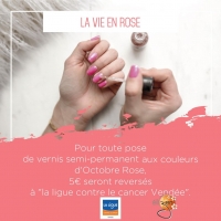 Les Ongles en Rose , Octobre Rose 2019