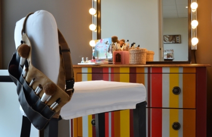 Institut Elizen salle maquillage mariée